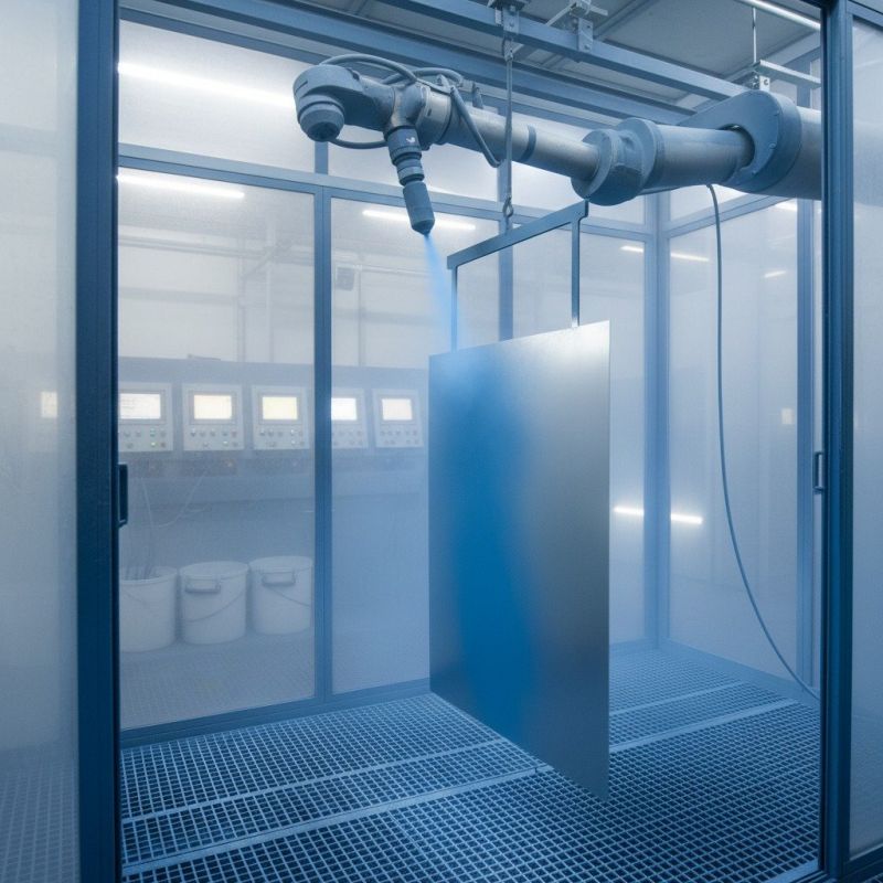 Electrostatic Metal Painting