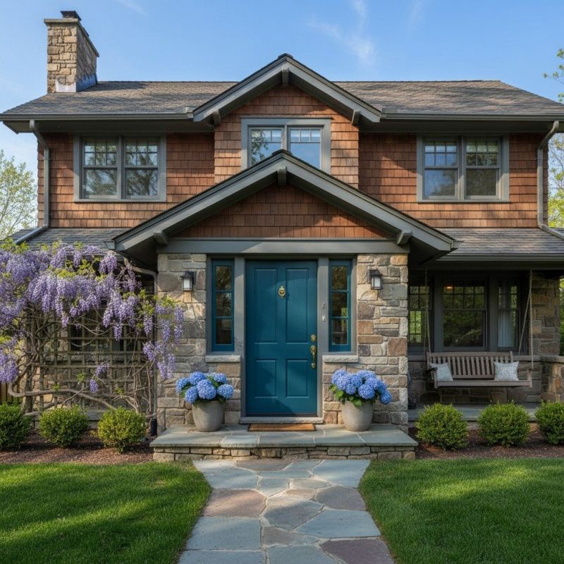 Exterior Door Painting detail