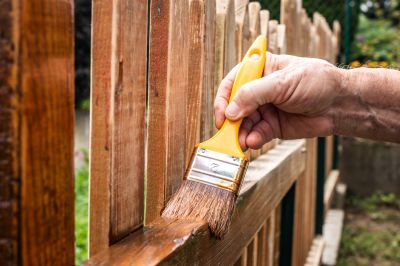 Fence Staining detail