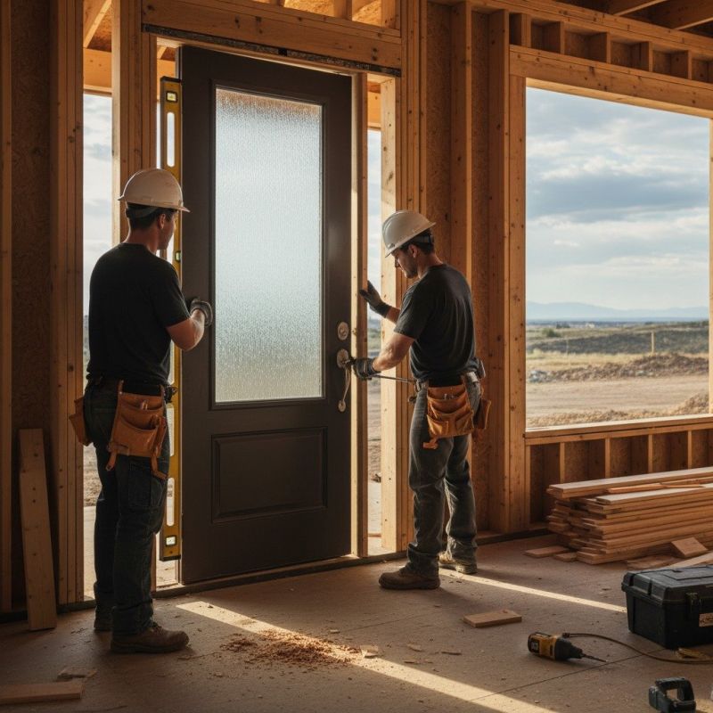 Front Door Painting detail